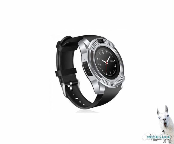 Умные часы-телефон Smart Watch V8 серебристые
