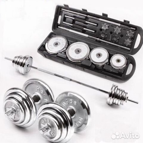 Набора штанга+ гантели 50кг