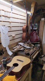 Ремонт гитар, балалаек, укулеле и других струнных