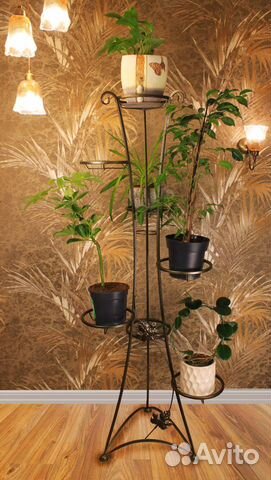 Подставка для цветов пц 7 Башня (7 плошек)