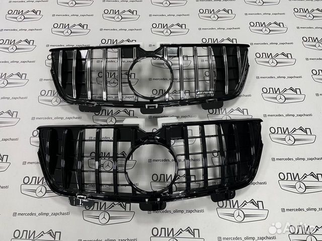 Решетка радиатора на Mercedes ML W164 дорест