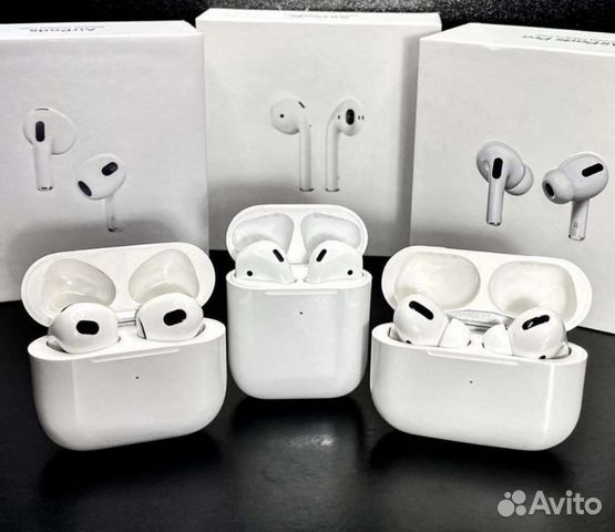 Наушники Airpods 3/Airpods 2/Airpods Pro/LUX