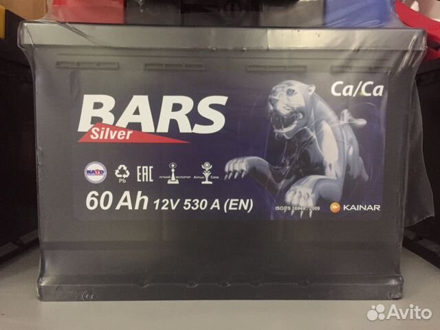 Bars 60 ah детальцентр