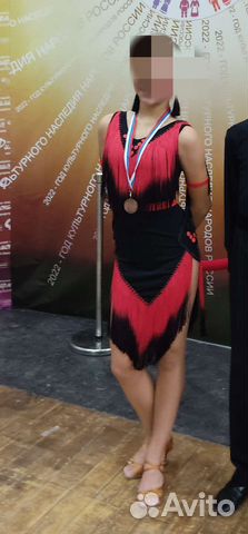 Платье для бальных танцев латина ю1