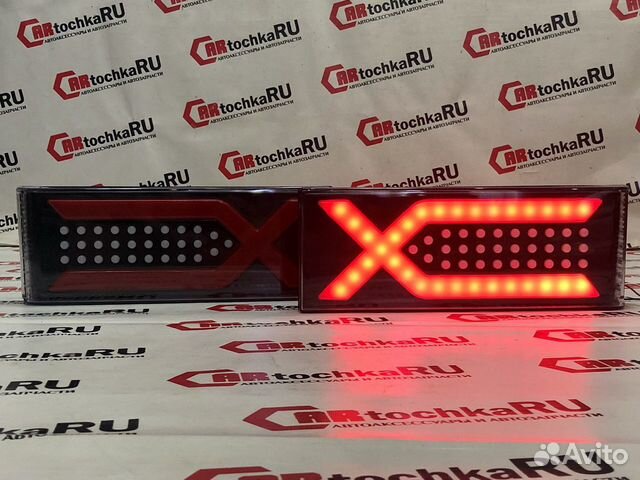 Новинка Задние фонари X RED - style neon 2108/2114