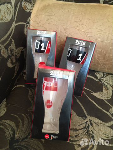 Бокалы кока кола 3 шт