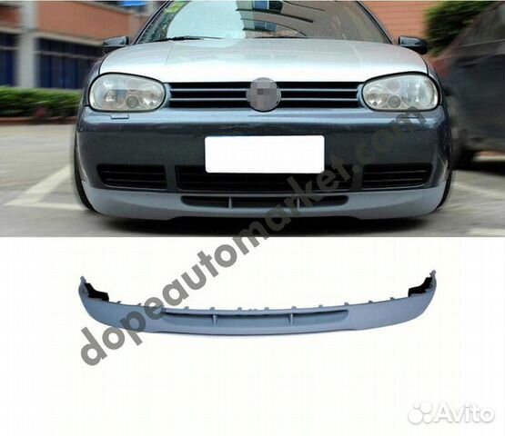 Юбка переднего бампера Volkswagen Golf 4 GTI