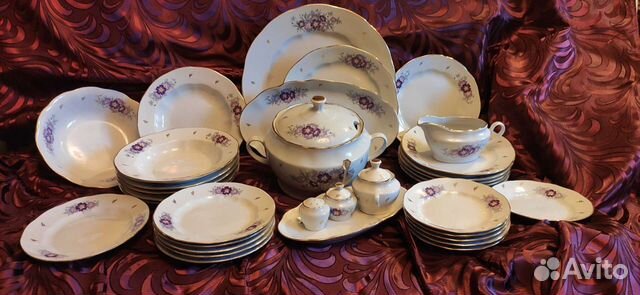 Полный столовый сервиз 34 предмета