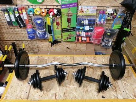 Гантели / штанги разборные обрезиненные