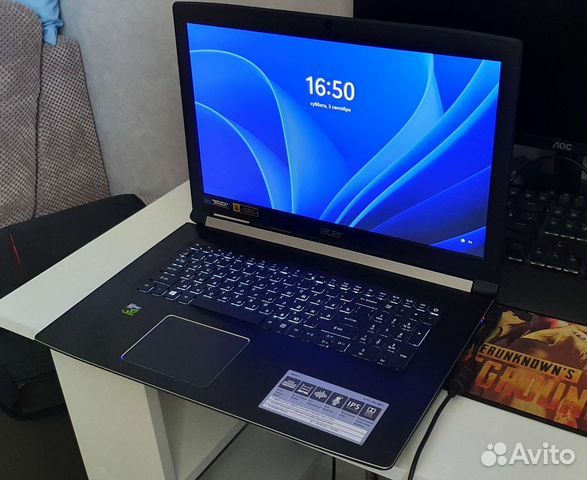 Игровой ноут Acer, i5 7300hq, 1060 6gb, 16gb озу