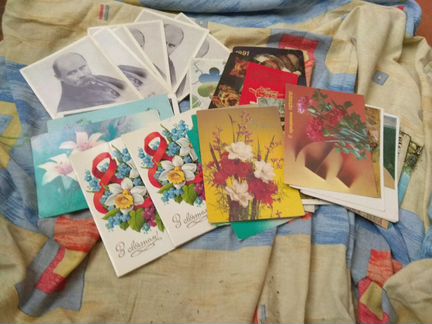 Старые открытки СССР и Чехословакии