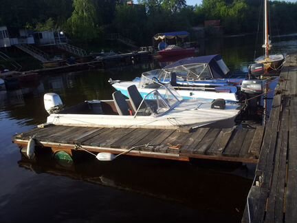 Лодка Казанка 5м с мотором Honda 40 4т