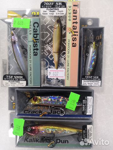 Воблеры Pontoon21 в Ассотименте