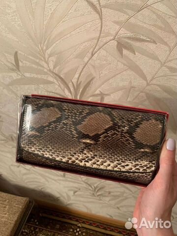 Кошелек женский натуральная кожа змеи