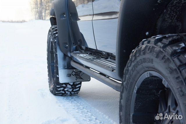 Пороги силовые BMS alfa для УАЗ Patriot 2016-2020