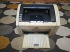 Принтер HP LaserJet 1022, A4, ч/б. С картриджем