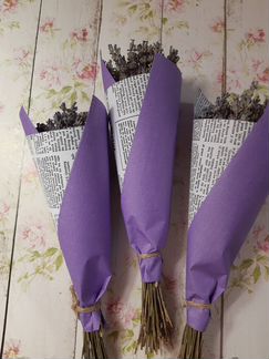 Лаванда сухоцвет, букеты-комплименты