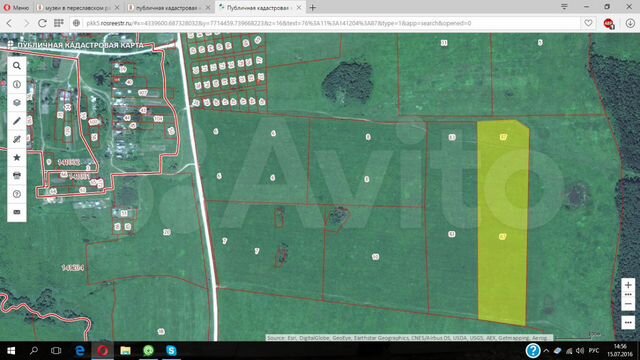 Участок 7,84 га (СНТ, ДНП)