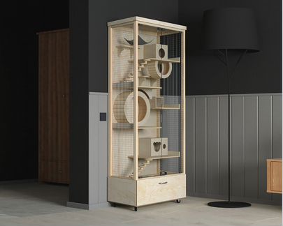 Витрина для Шиншиллы, клетка для Дегу П 1 3