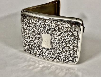 Портсигар антик серебро 1923 год