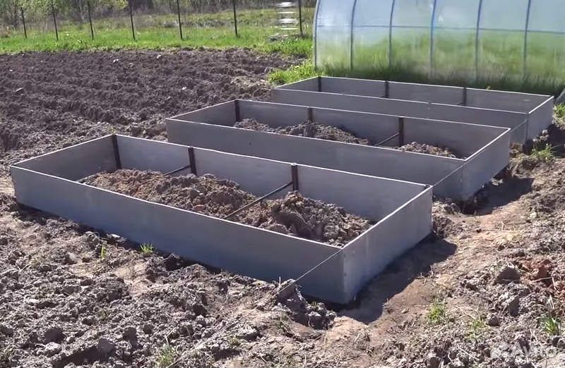 Грядки из шифера своими руками