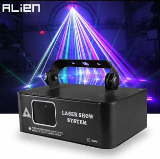 Лазер / лазерный проектор Аlien RGB 500 мВт