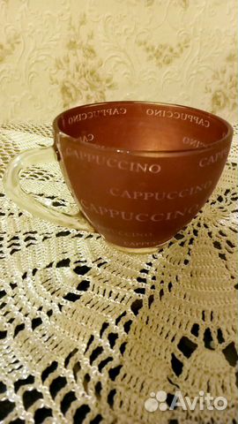 Стеклянная чашка Capuchino