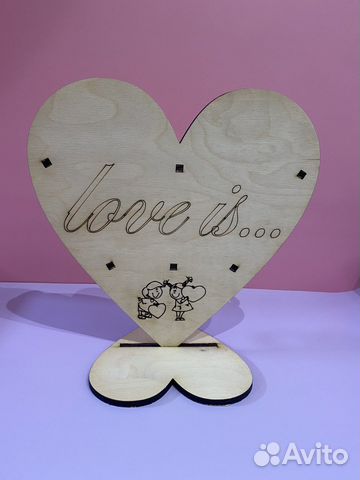 Подставка для цветов сердце