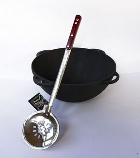 Шумовка и половник для казана 47 см