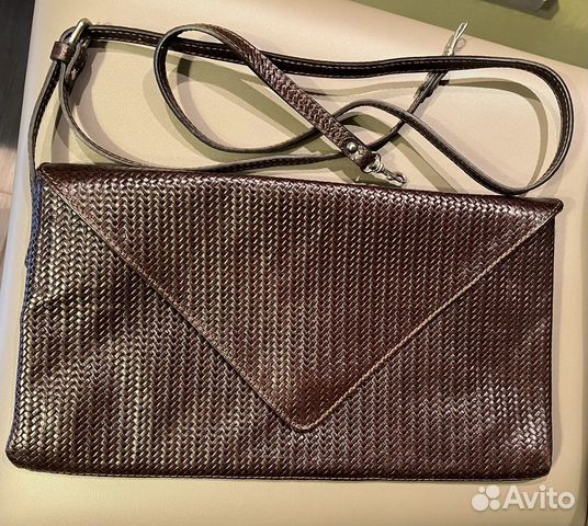 Клатч натуральная кожа