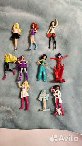 Игрушки из киндера барби животные