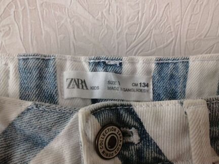 Джинсовая юбка для девочки zara