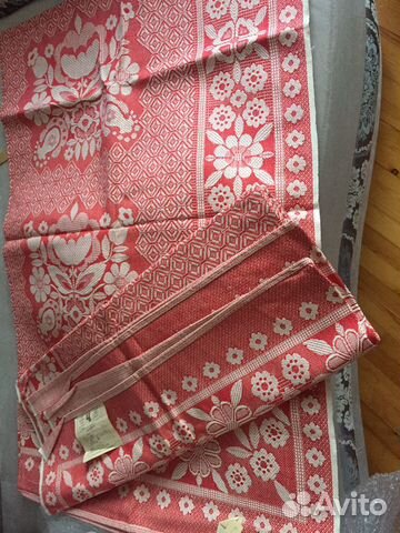 Покрывало /одеяло гобелен -лён-хлопок времён СССР