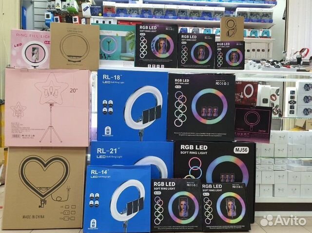 Кольцевая лампа rl14,rl18,rl21 rgd оптом