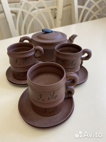 Чайный набор чайник веер куклы китайские