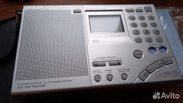 Радиоприемник Sony icf-sw 7600 gr (Япония ) новый