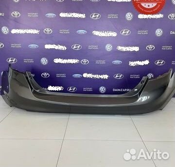 Бампер задний Ford Focus 3 (11-15) серо-коричневый