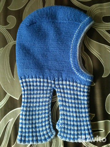 Шапка шлем 5-10лет (3шт) ручная работа