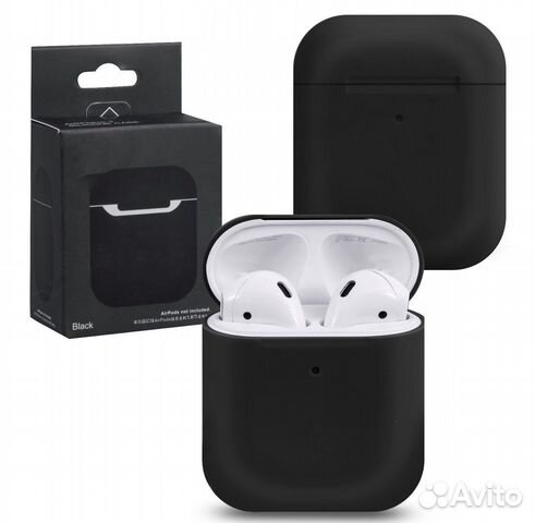 Чехол силиконовый для наушников Apple