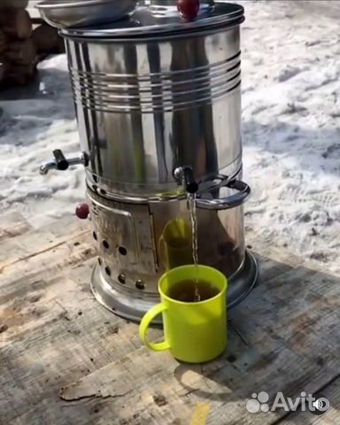 Самовар на дровах турецкий