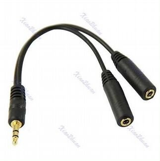 Аудио разветвитель. Jack 3.5на 2 гнезда