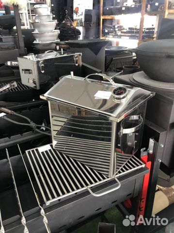 Коптильня из нержавеющей стали 430 1.2 мм. +термом