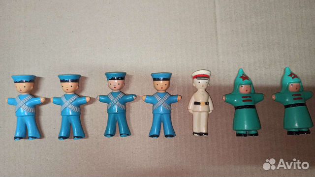 Солдаты колкий пластик СССР