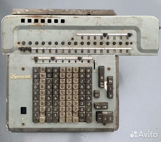 Электромеханический калькулятор Supermetall