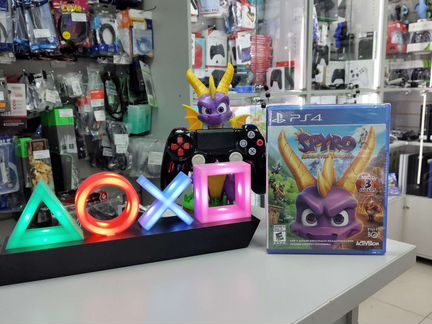 Диск на PS4 Spyro Trilogy