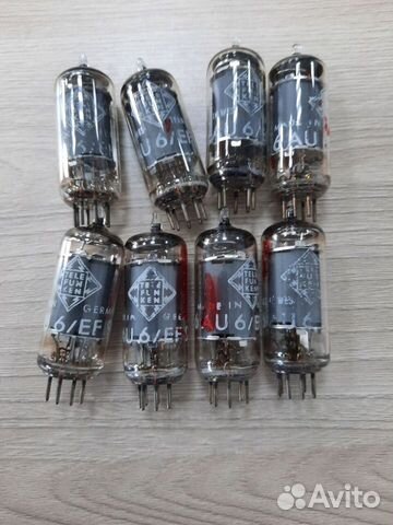 Радиолампы telefunken 6au6/ef94