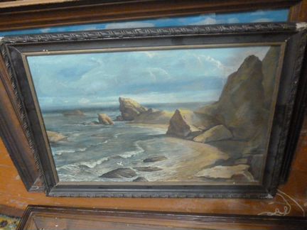 Картина маслом на холсте Горный Балыклей