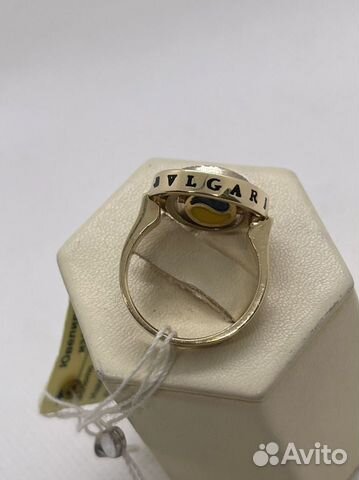 Золотой комплект с бриллиантами Bvlgari кольцо р18