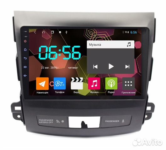 Магнитола Mitsubishi Outlander XL андроид новая