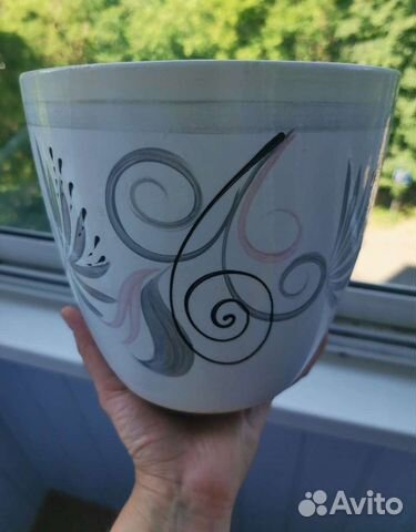 Горшок цветочный керамический